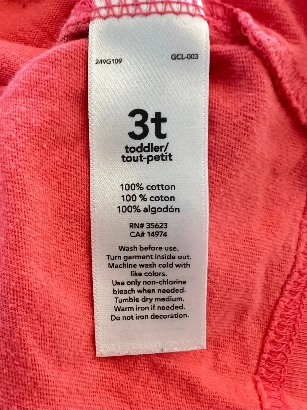 CARTER’S Kids Toddler Coral Anchor‎ Polo Shirt 3T